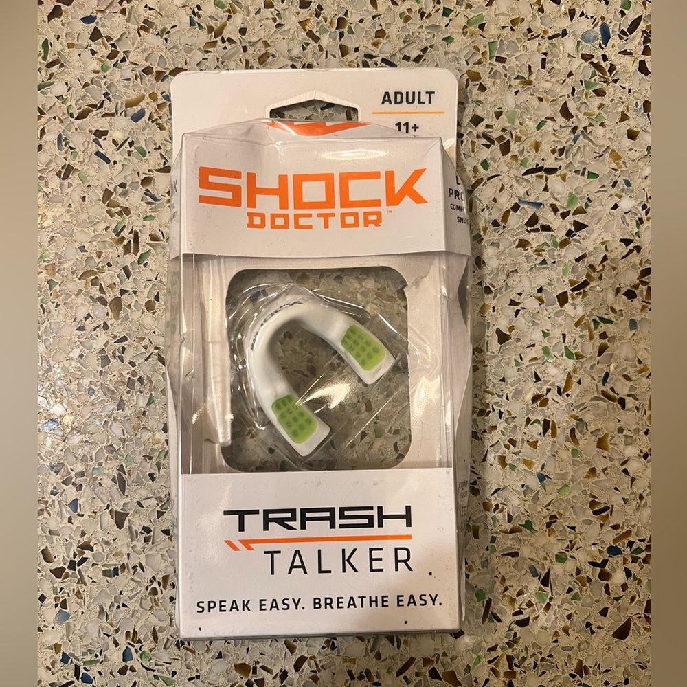 Shock Doctor Trash Talker Mouthguard Adult 11+ NWT